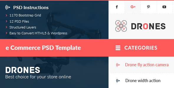 Drones - E-Commerce - ThemeForest 20290482