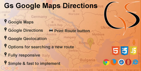 Free download GS Google Maps Directions