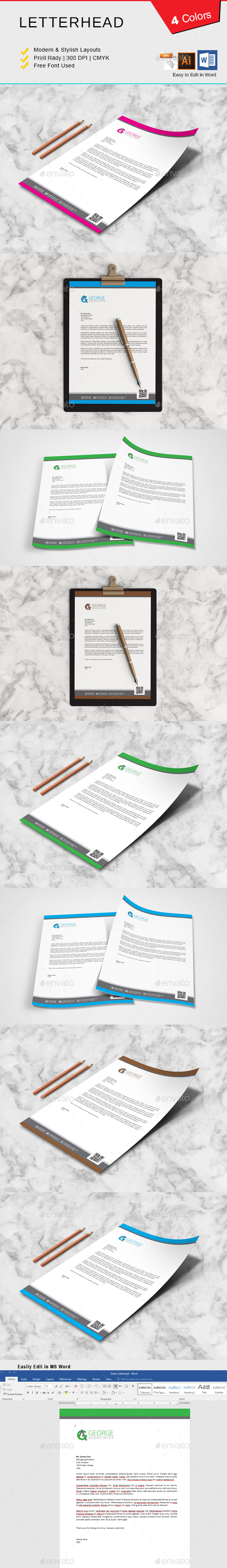 Letterhead - Print Templates