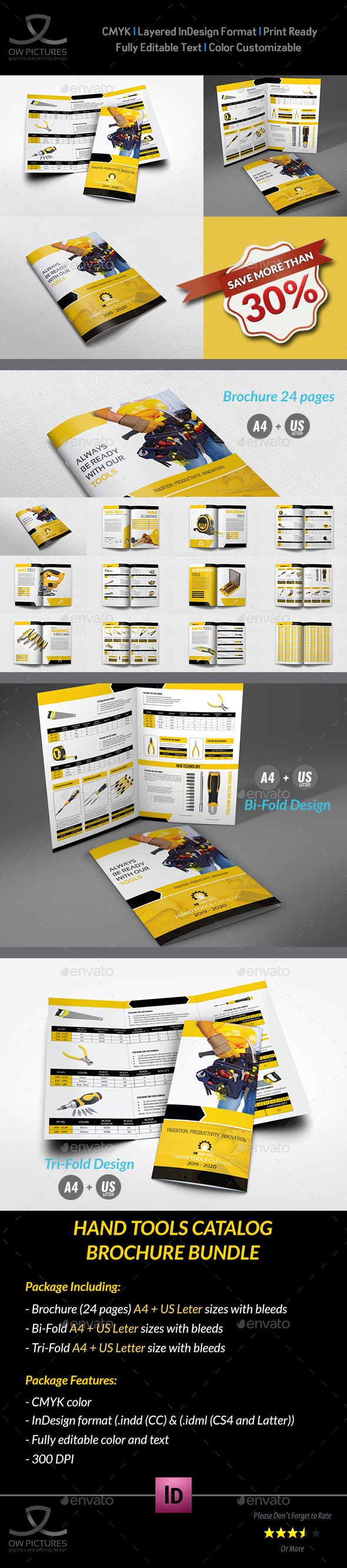 Hand Tools Catalog Brochure Bundle - Catalogs Brochures