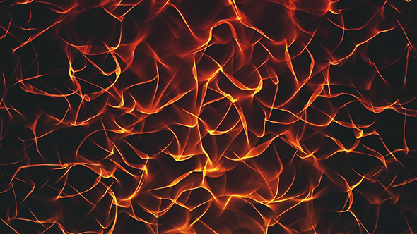 Abstract Fire Waves Background