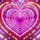 Neon Heart VJ Loop Background 4K - VideoHive Item for Sale