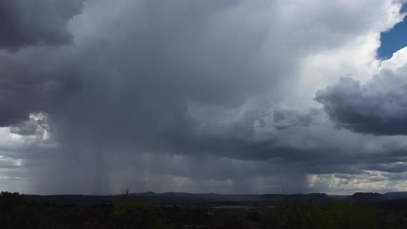 Monsoon Storm in Central Arizona Timelapse