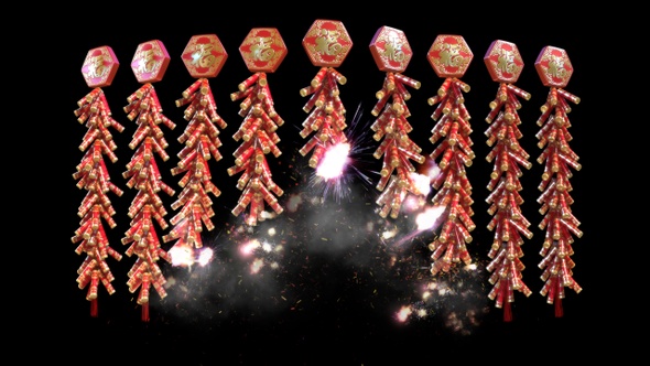 Chinese New Year Long Firecrackers String