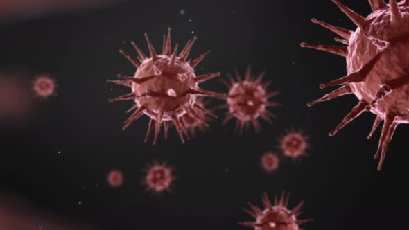 The virus Coronavirus (COVID-19) medical animation.