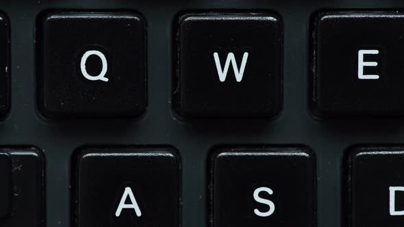 Black Computer Keyboard Detail alt