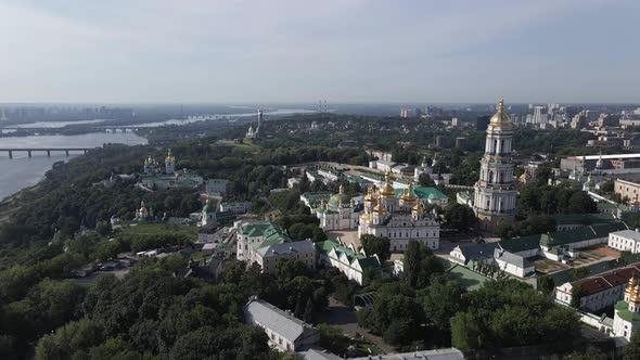Kyiv. Ukraine: Aerial View of Kyiv Pechersk Lavra. alt