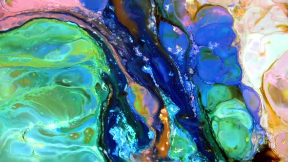 Color Surface Moving Surface Liquid Paint Art Texture 2