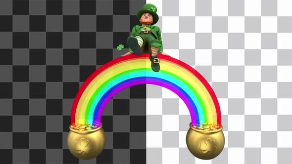 Leprechaun On The Rainbow Loop alt