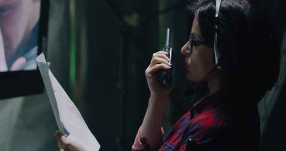 Female Director Giving Instructions alt