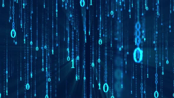 Scientific And Technological Background Of Binary Digital Rain Information Flow