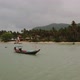 Beatiful Cinematic Sea View and Flying to Fishing Boat on Thai Island - VideoHive Item for Sale