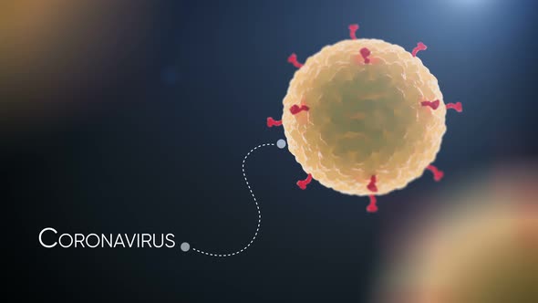Visualisation of coronavirus Covid-2019