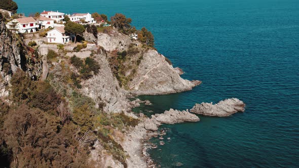 Rocky Coast Overlooking the Sea alt