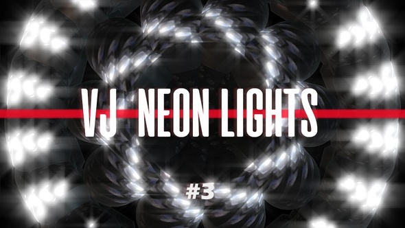 VJ Neon Circle Lights Ver.3 - 3 Pack