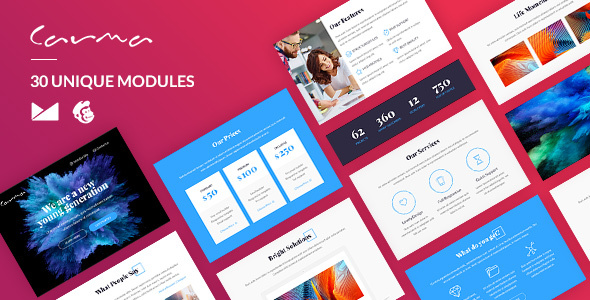 Carma Email-Template + - ThemeForest 20293033
