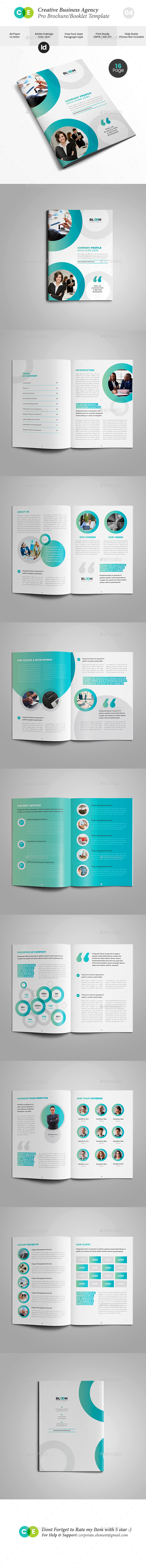 Business Creative Agency Brochure V04 - Brochures Print Templates