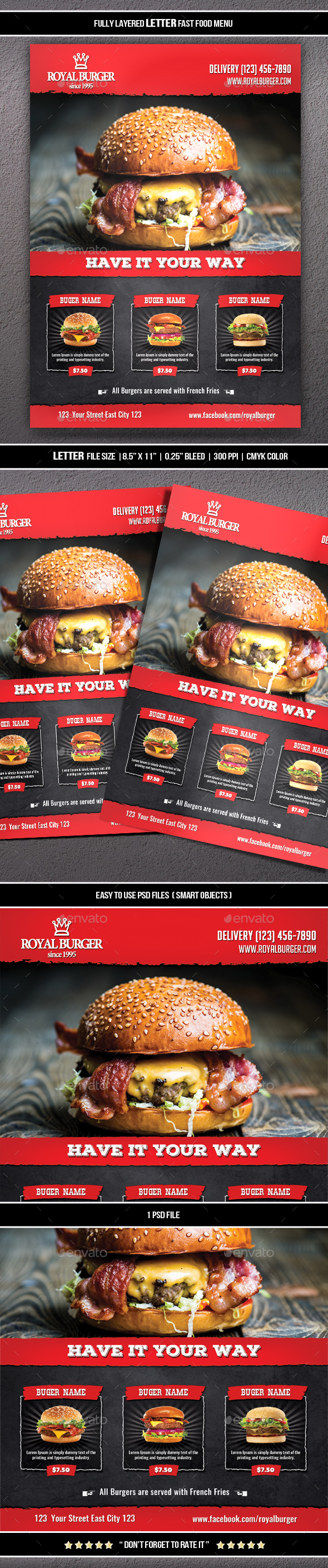 Food Flyer 12 (Letter)