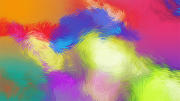 Van Gogh Style Painting Abstract Background - Colorful Version