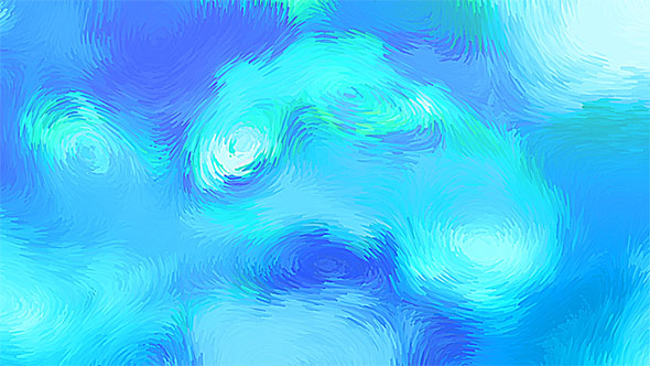 Van Gogh Style Painting Abstract Background - Blue Version