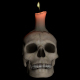 Burning Candle - Ancient Skull - VideoHive Item for Sale