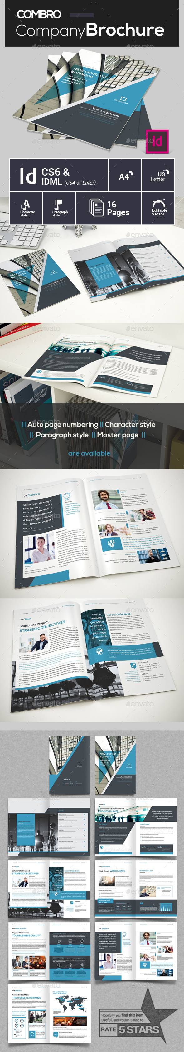 Company Brochure - Brochures Print Templates