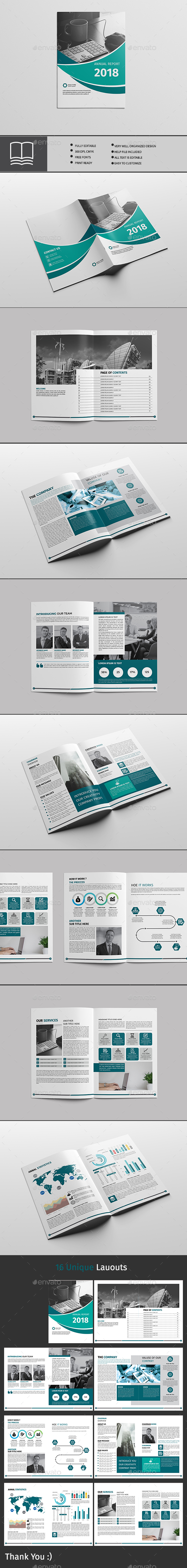 Annual Report - Brochures Print Templates