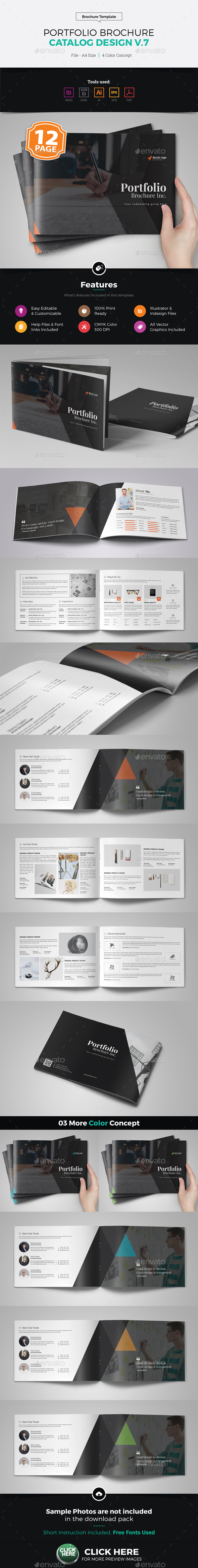 Portfolio Brochure Catalog Design v7 - Corporate Brochures