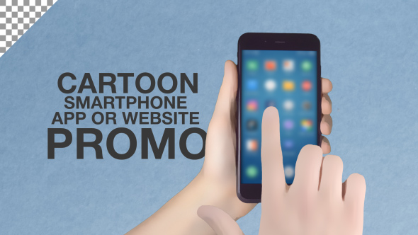 Cartoon Smartphone App Promo ToolKit