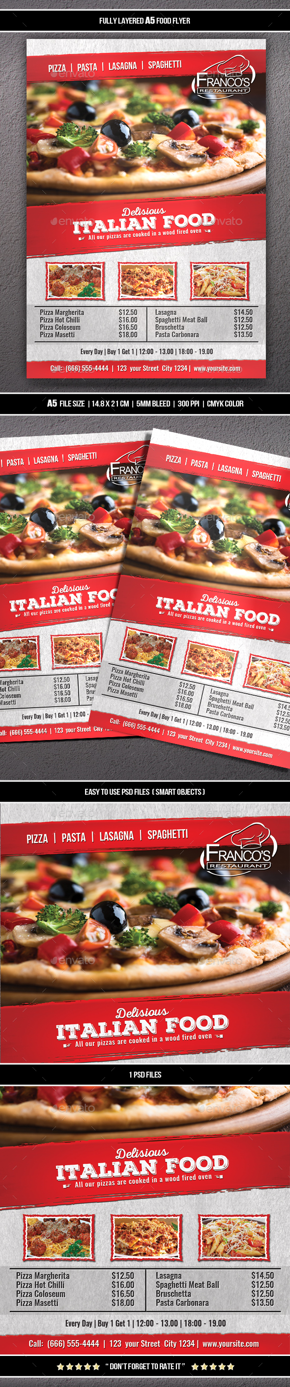 Food Flyer 13 (A5)