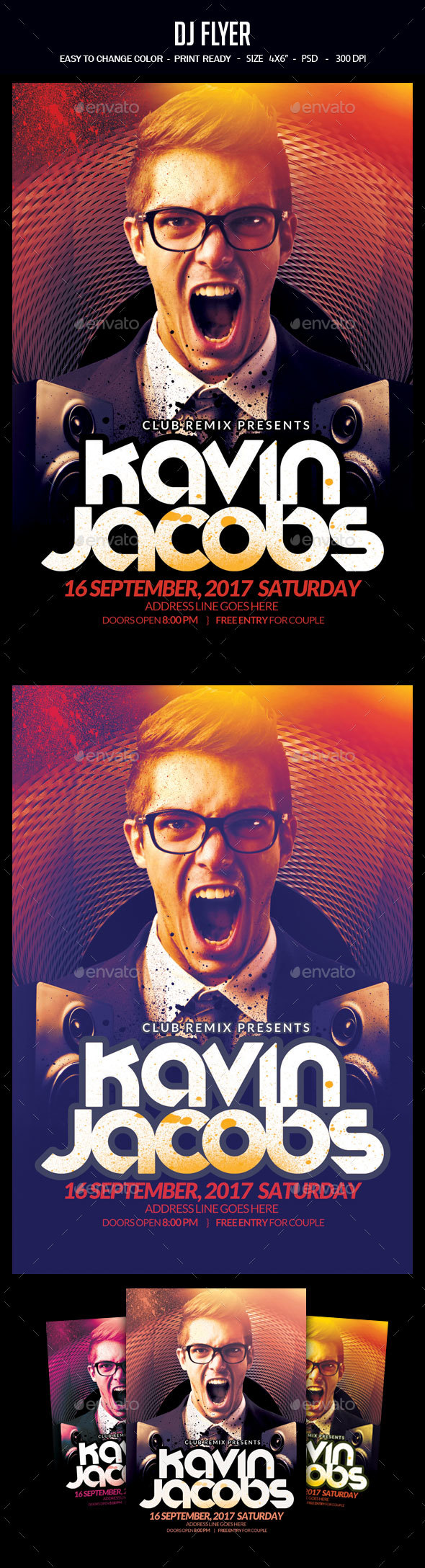 DJ Flyer - Clubs & Parties Events