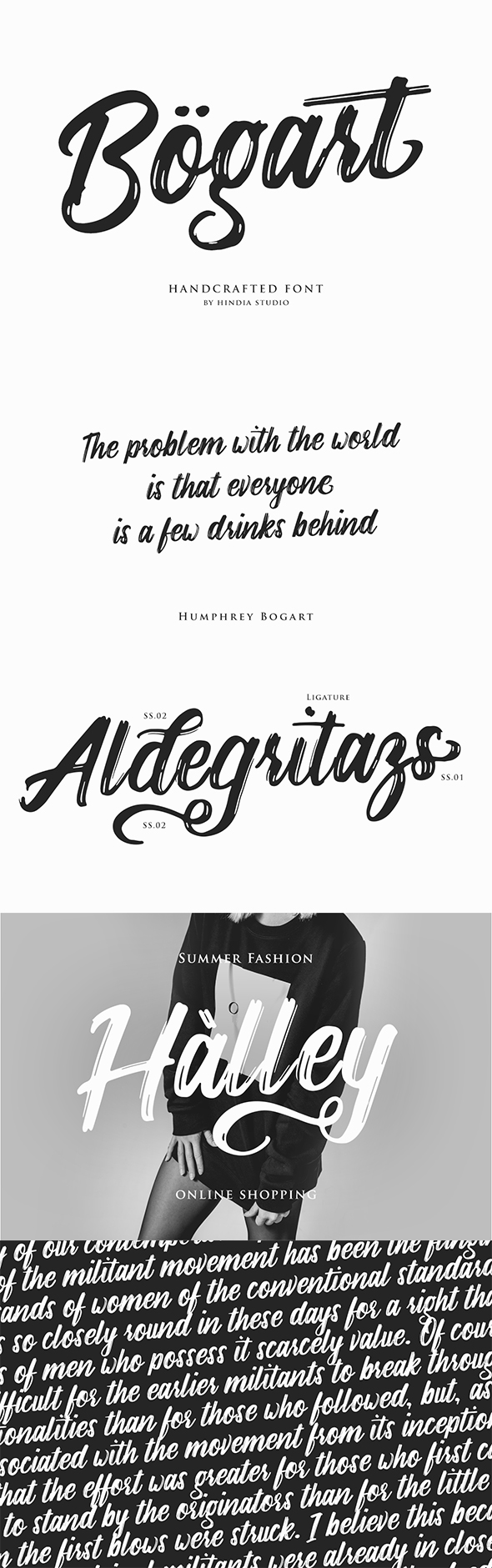 Bogart Script - Hand-writing Script