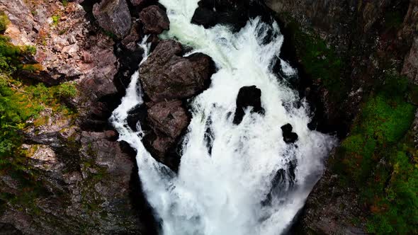 Voringfossen, Norway, the largest waterfall
