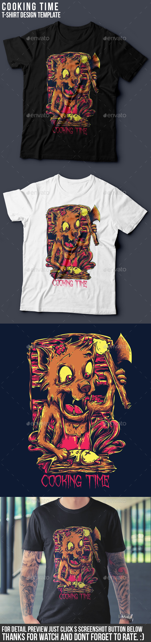 Cooking Time T-Shirt Design