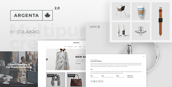 Argenta - Creative Multipurpose WordPress Theme - Creative WordPress