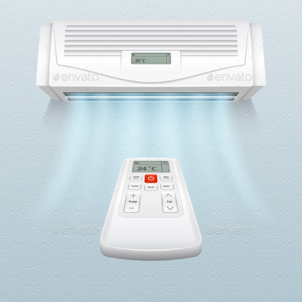 Conditioner with Fresh Air Streams - Man-made Objects Objects