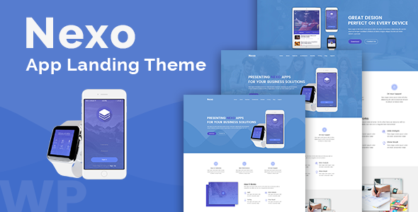 Nexo – Multipurpose Landing Page Theme 