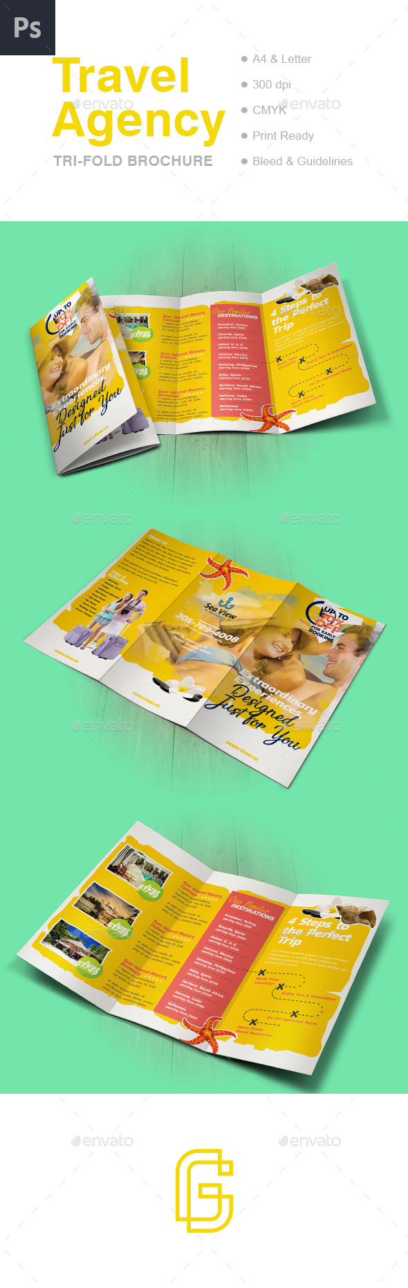 Travel Trifold Brochure - Informational Brochures
