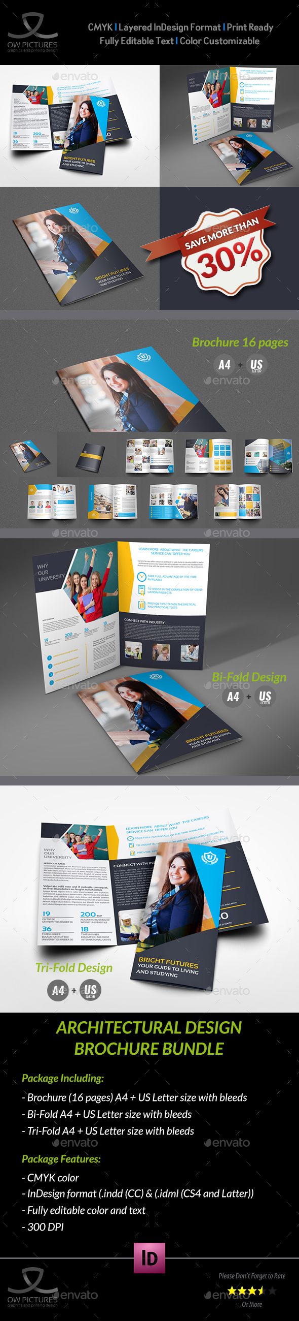 University - College Brochure Bundle - Brochures Print Templates