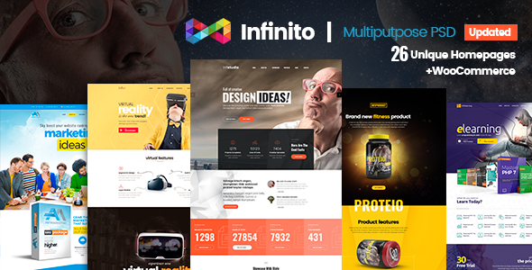 Infinito Multipurpose PSD Template - Creative PSD Templates