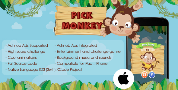 Pickup Monkey iOS - CodeCanyon 20304628