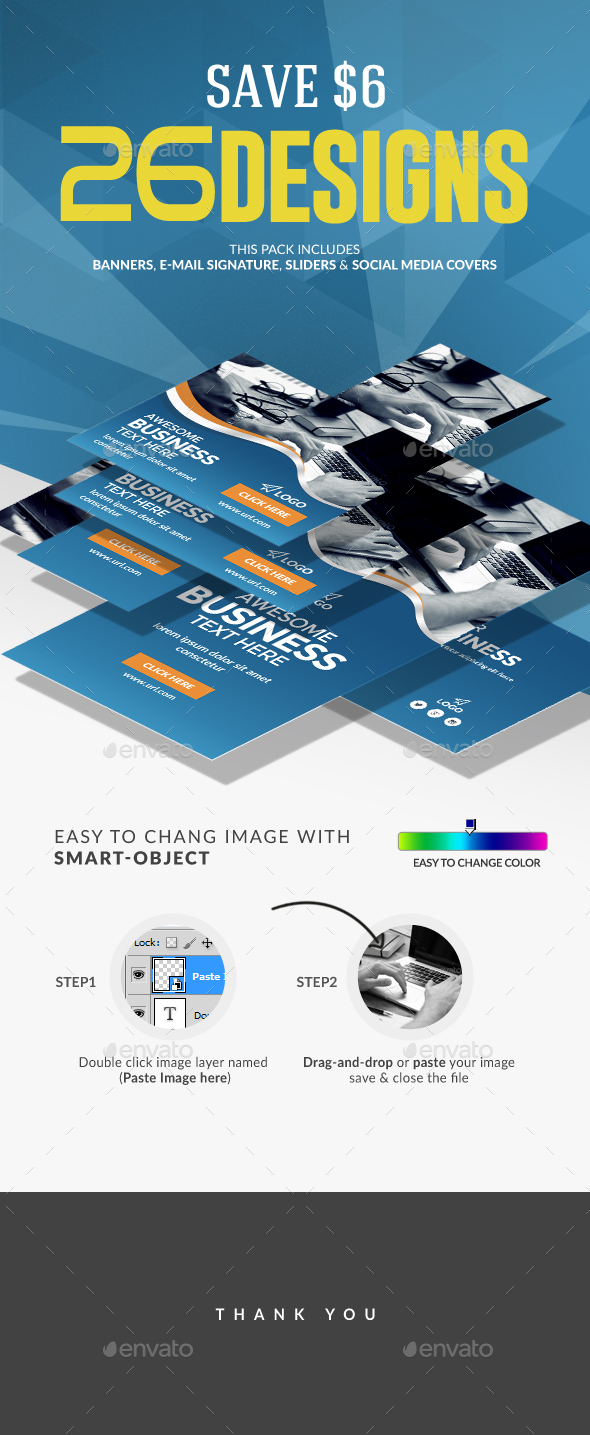 Value Bundle - Social Media Web Elements
