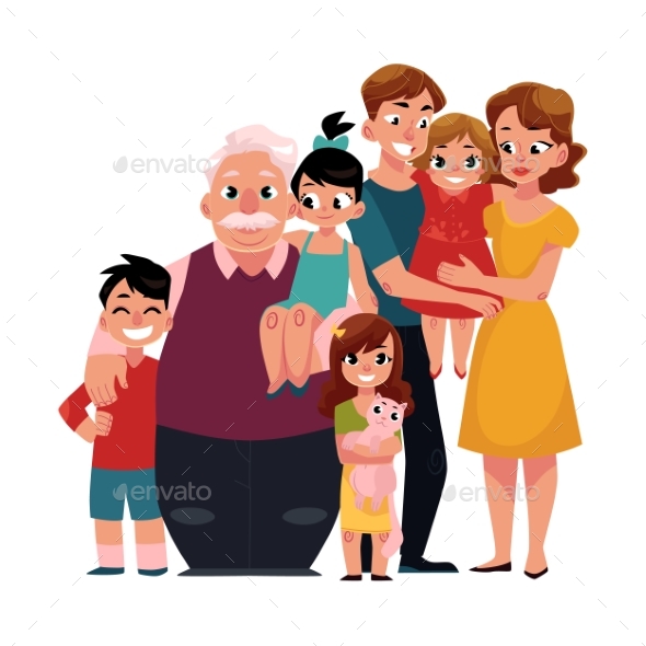 Family Portrait - People Characters