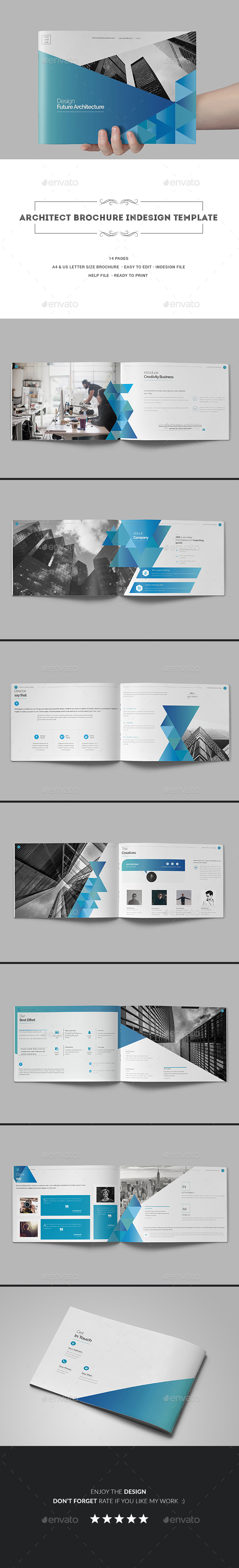 Architect Brochure Indesign Template - Corporate Brochures