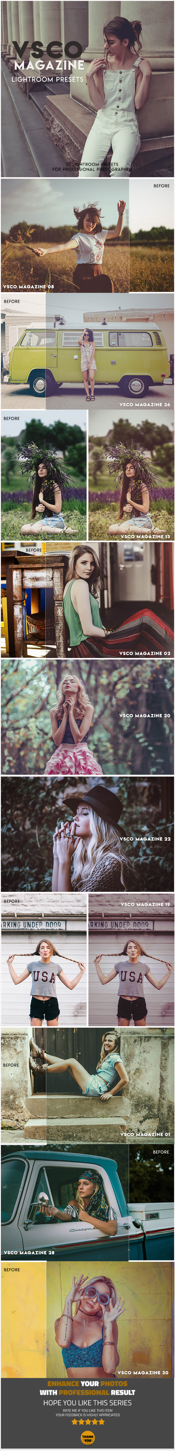 VSCO Fashion Lightroom Presets - Lightroom Presets Add-ons