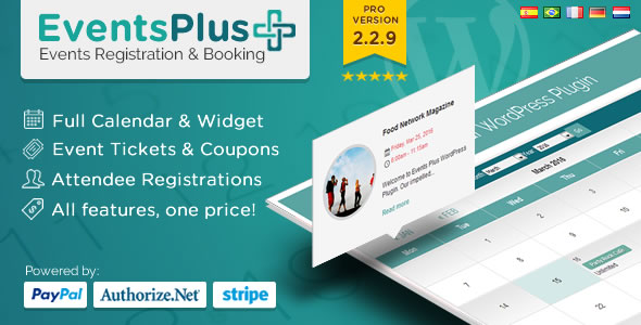 Events Calendar Registration & Booking - CodeCanyon Item for Sale