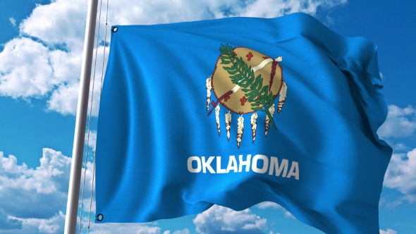 Waving Flag of Oklahoma, Motion Graphics | VideoHive