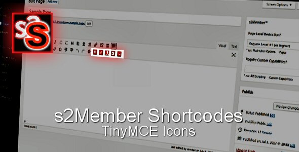 CodeCanyon s2S s2Member TinyMCE Shorcode Icons 20272875 CodeCanyon s2S s2Member TinyMCE Shorcode Icons 20272875