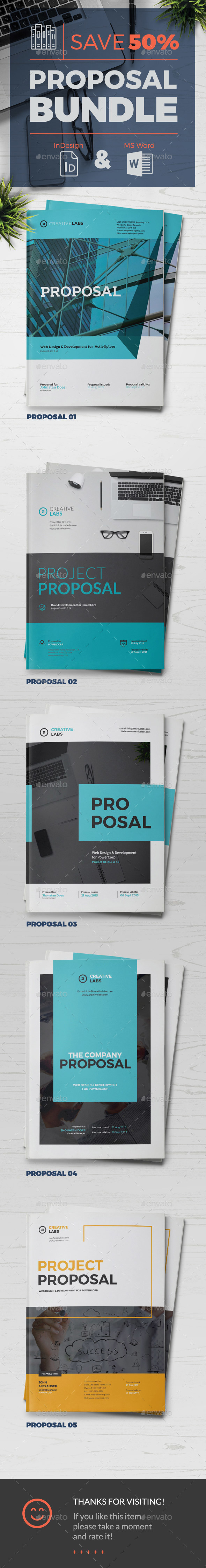Proposal Bundle - Proposals & Invoices Stationery