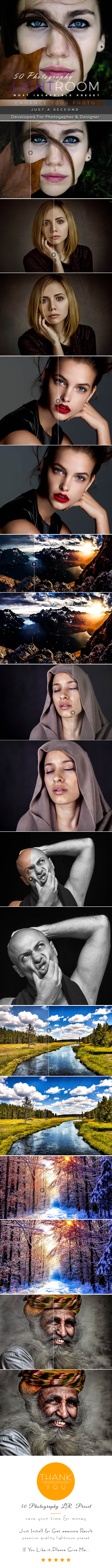 50 Photography LR Preset - Lightroom Presets Add-ons